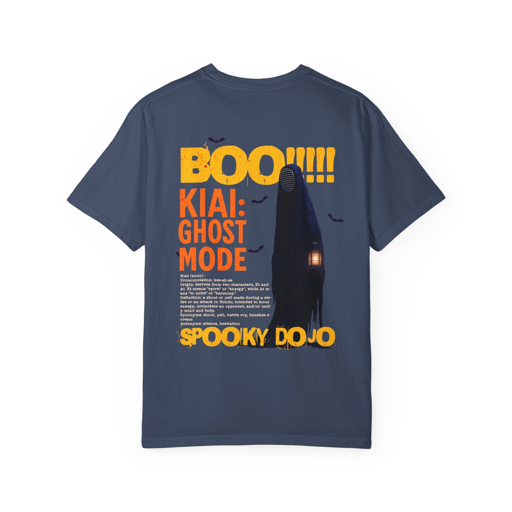 Kendo Ghoul/No-Face T-Shirt, Spooky Tee for Halloween