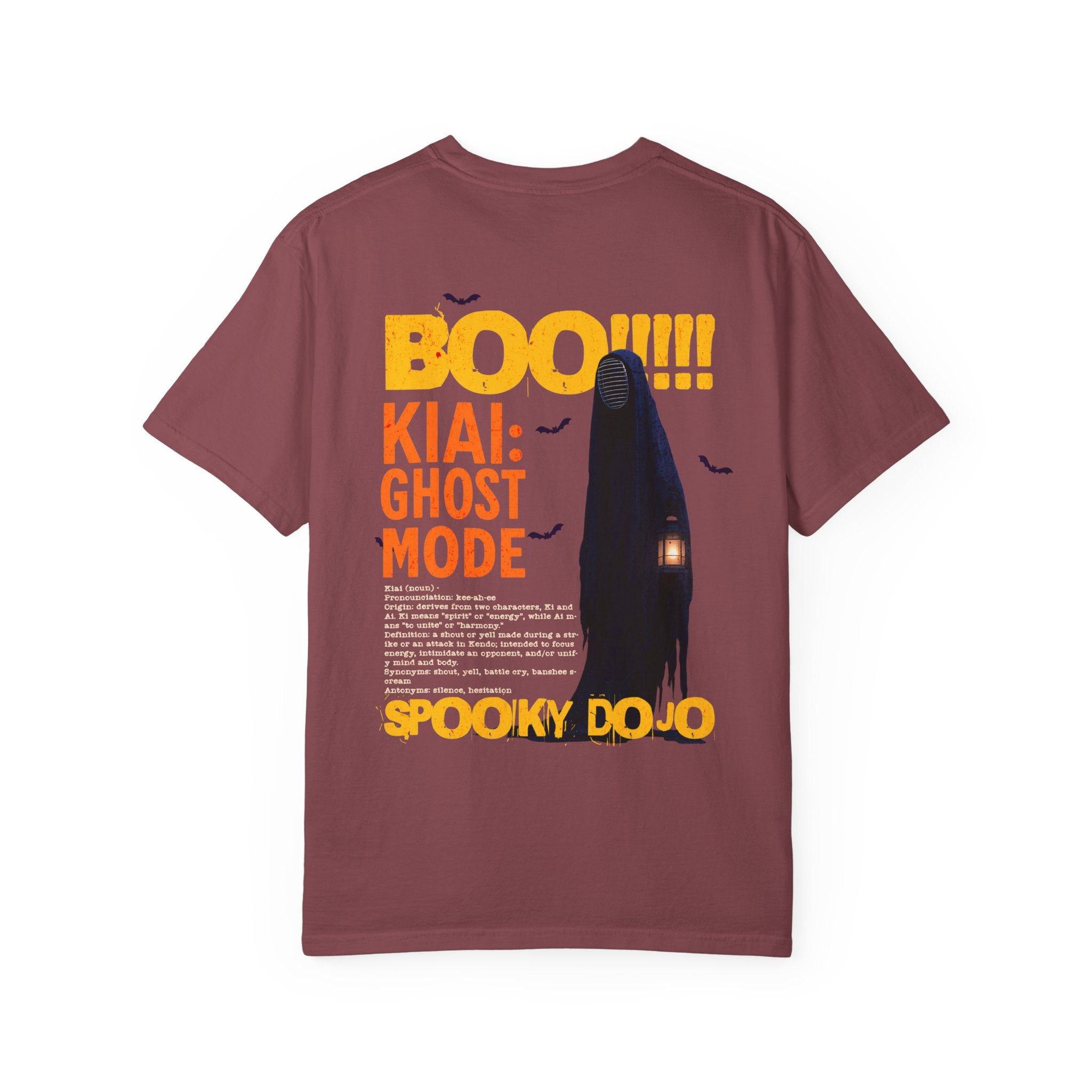 Kendo Ghoul/No-Face T-Shirt, Spooky Tee for Halloween