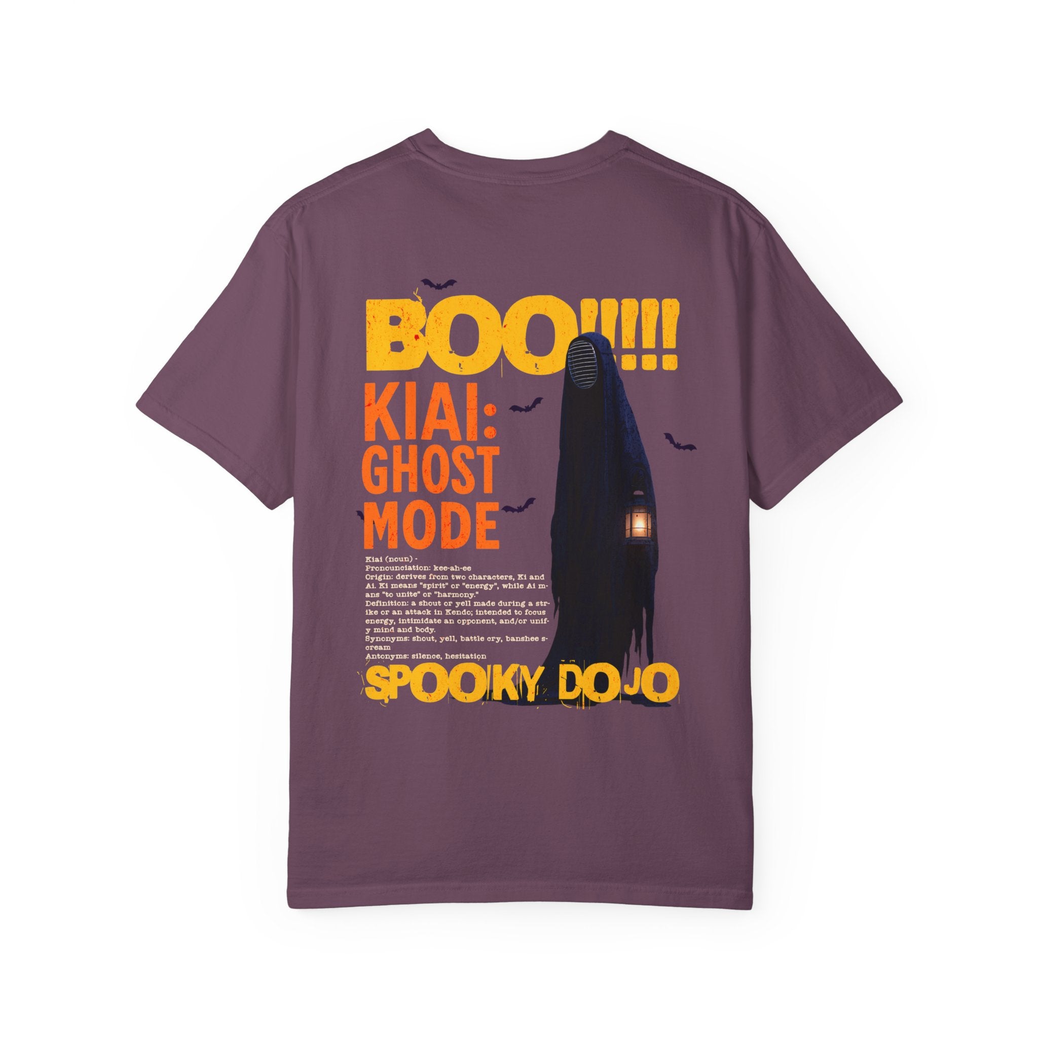 Kendo Ghoul/No-Face T-Shirt, Spooky Tee for Halloween