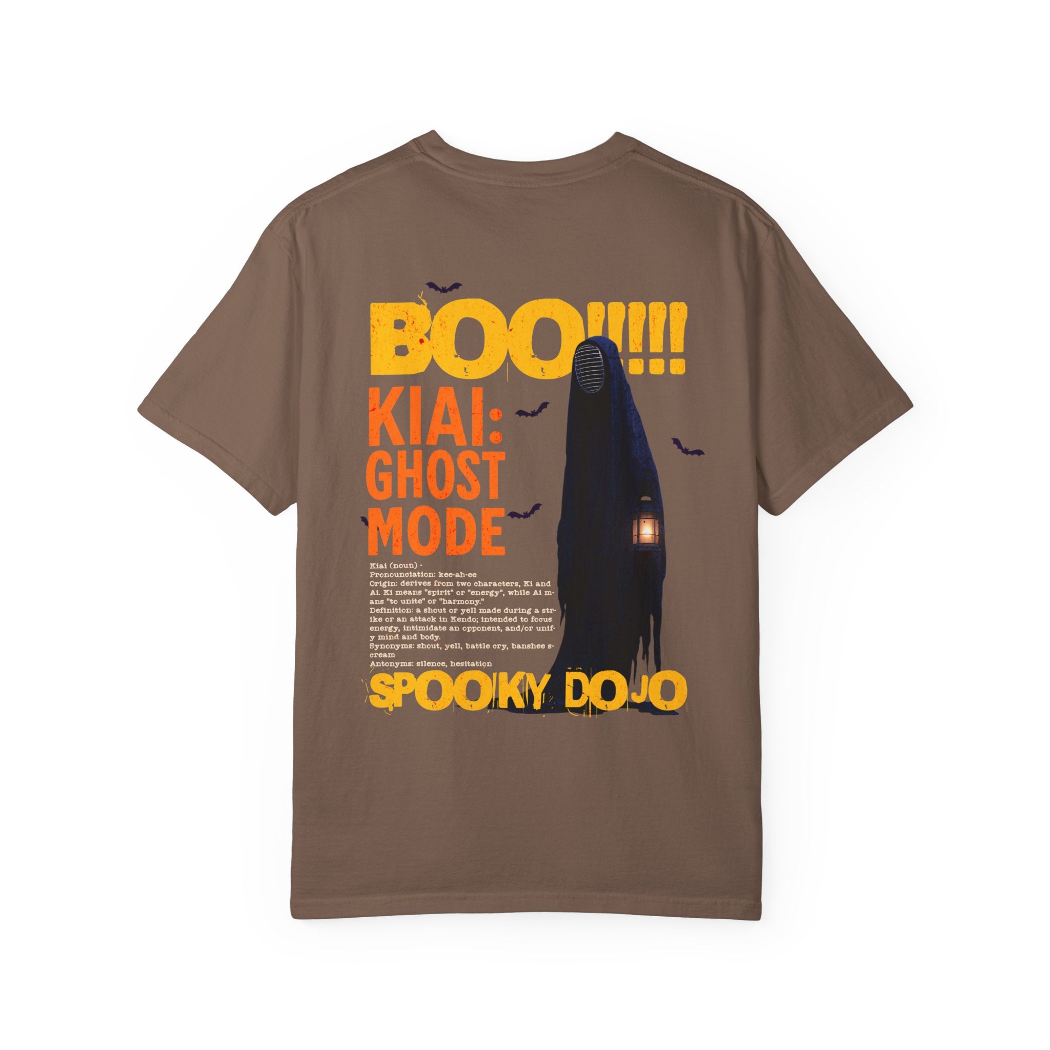 Kendo Ghoul/No-Face T-Shirt, Spooky Tee for Halloween