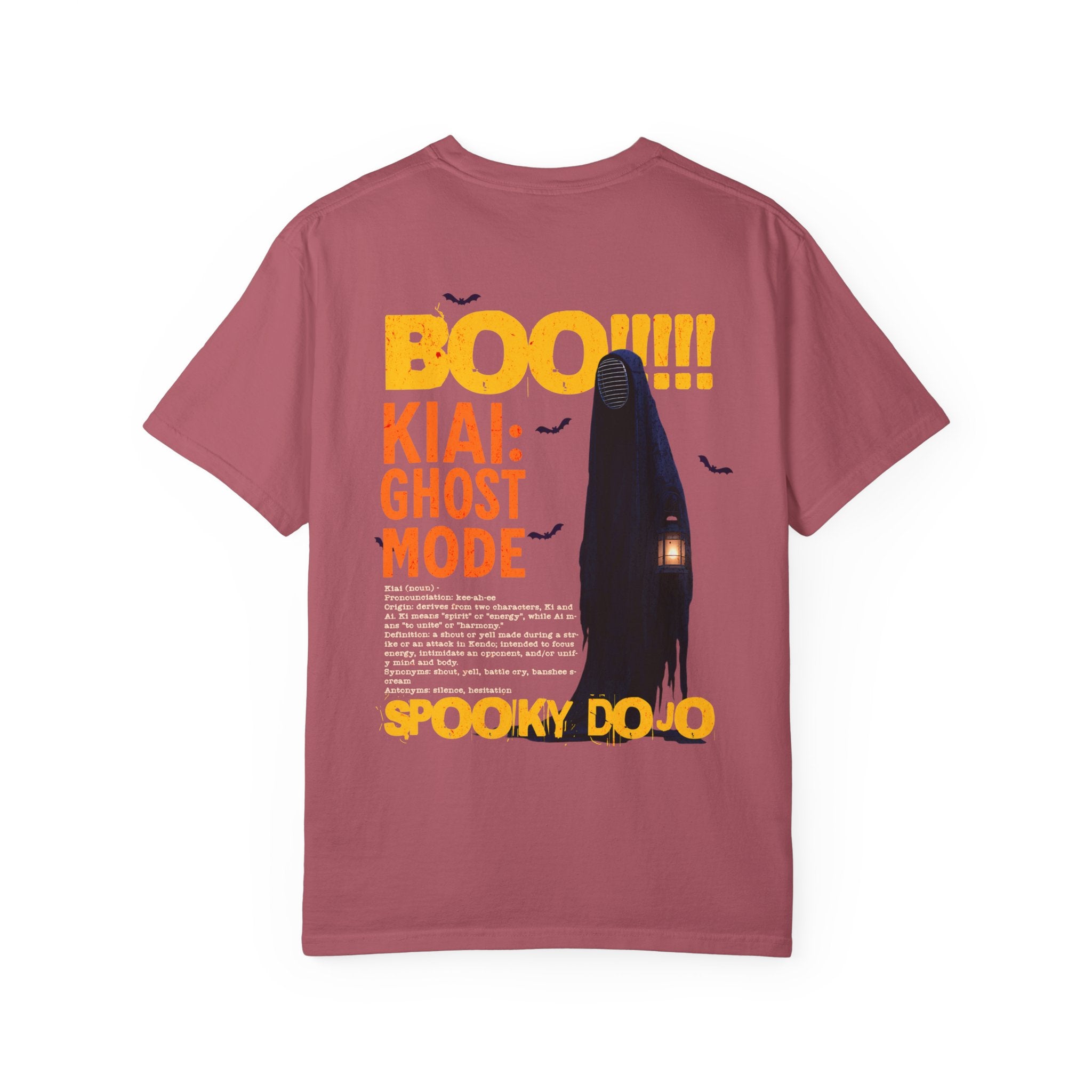 Kendo Ghoul/No-Face T-Shirt, Spooky Tee for Halloween