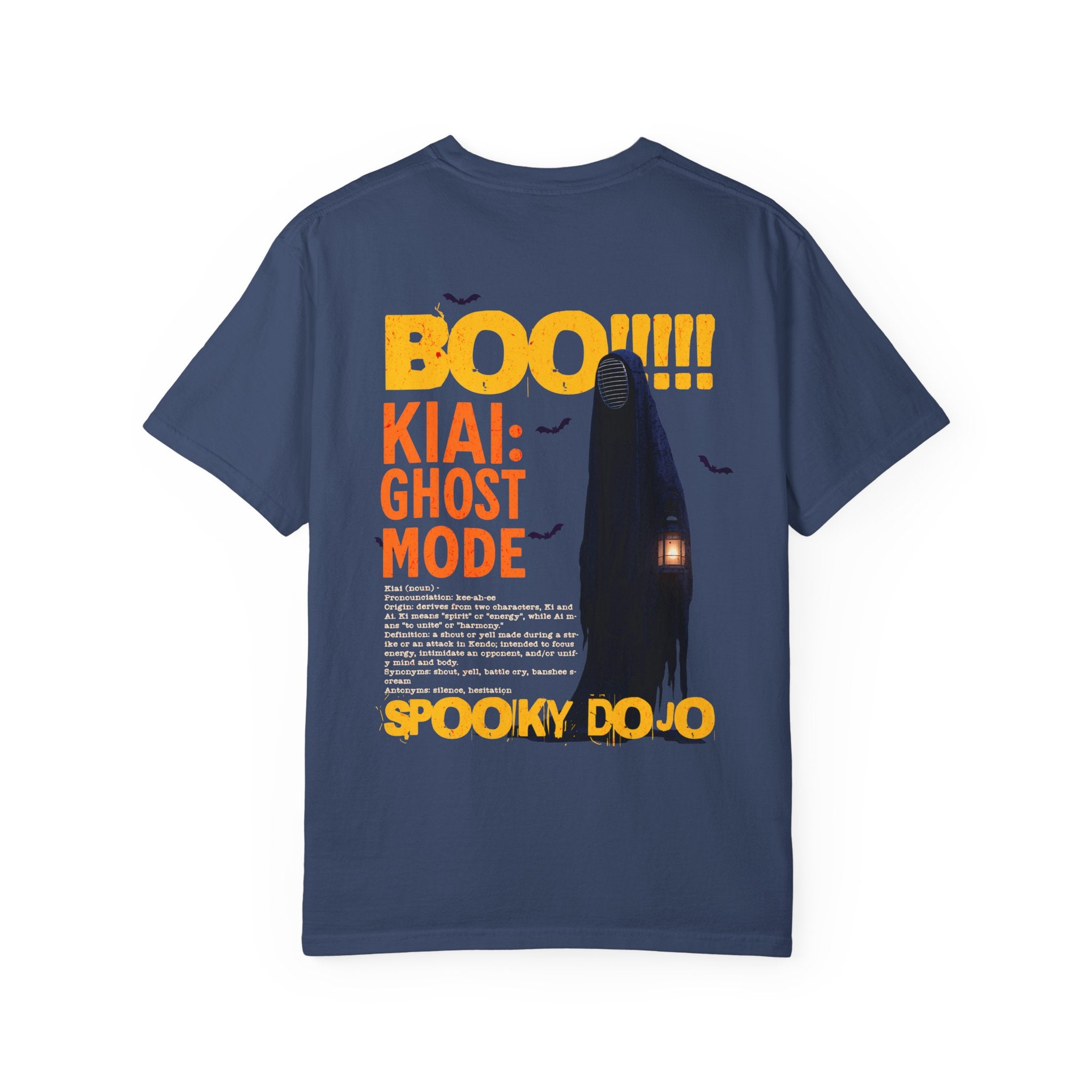 Kendo Ghoul/No-Face T-Shirt, Spooky Tee for Halloween